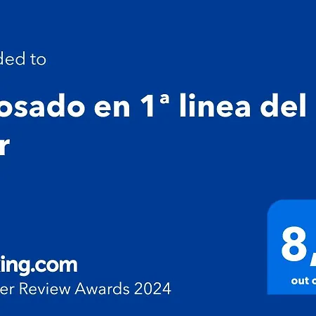 Сasa de vacaciones Adosado En 1ª Linea Del Mar *
